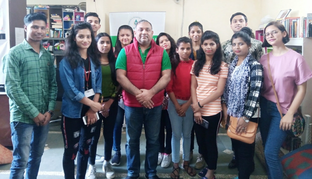 With a Group of Students New Delhi