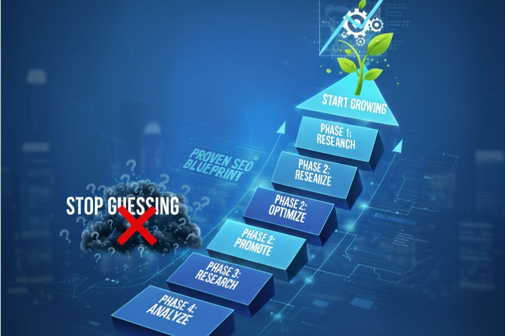 Stop Guessing, Start Growing: The Proven 4-Phase SEO Blueprint for Business Acceleration